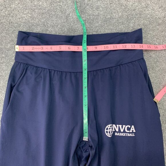 Under Armour NVCA Basketball Jogger Pant Women M Medium Navy High Waisted Cuffed - Picture 7 of 13